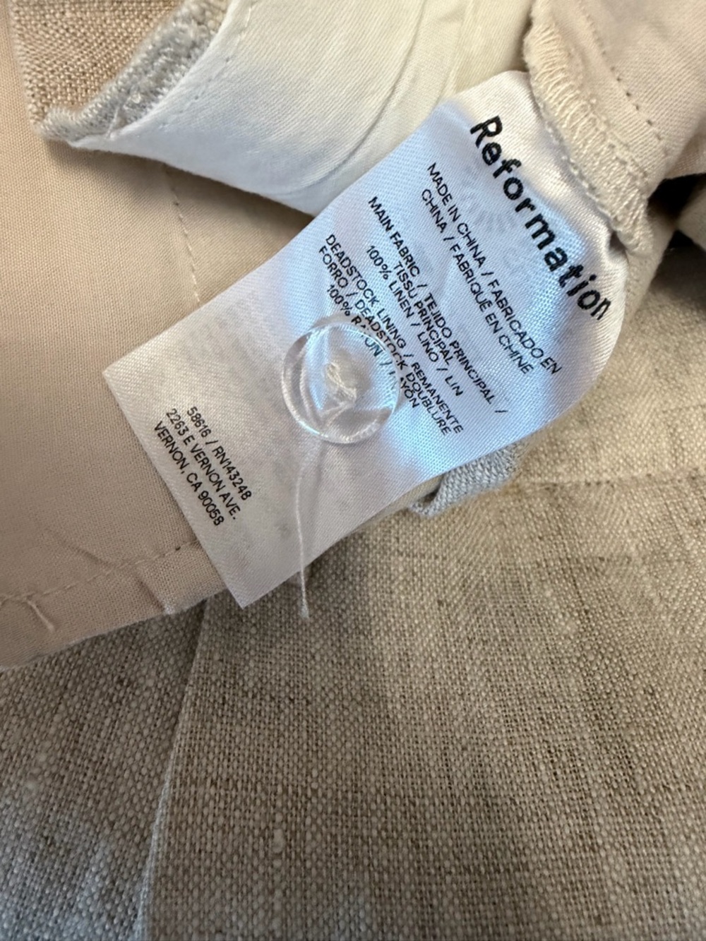 Reformation Alex Linen pants - Picture 8 of 9